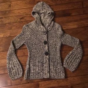 BCBG Maxazria cozy hooded sweater